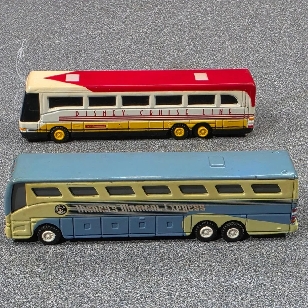Disney Bus Set Magical Express‎ & Cruise Line Diecast Multi Good Transportation